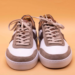 Sneakers White Brown Tennis